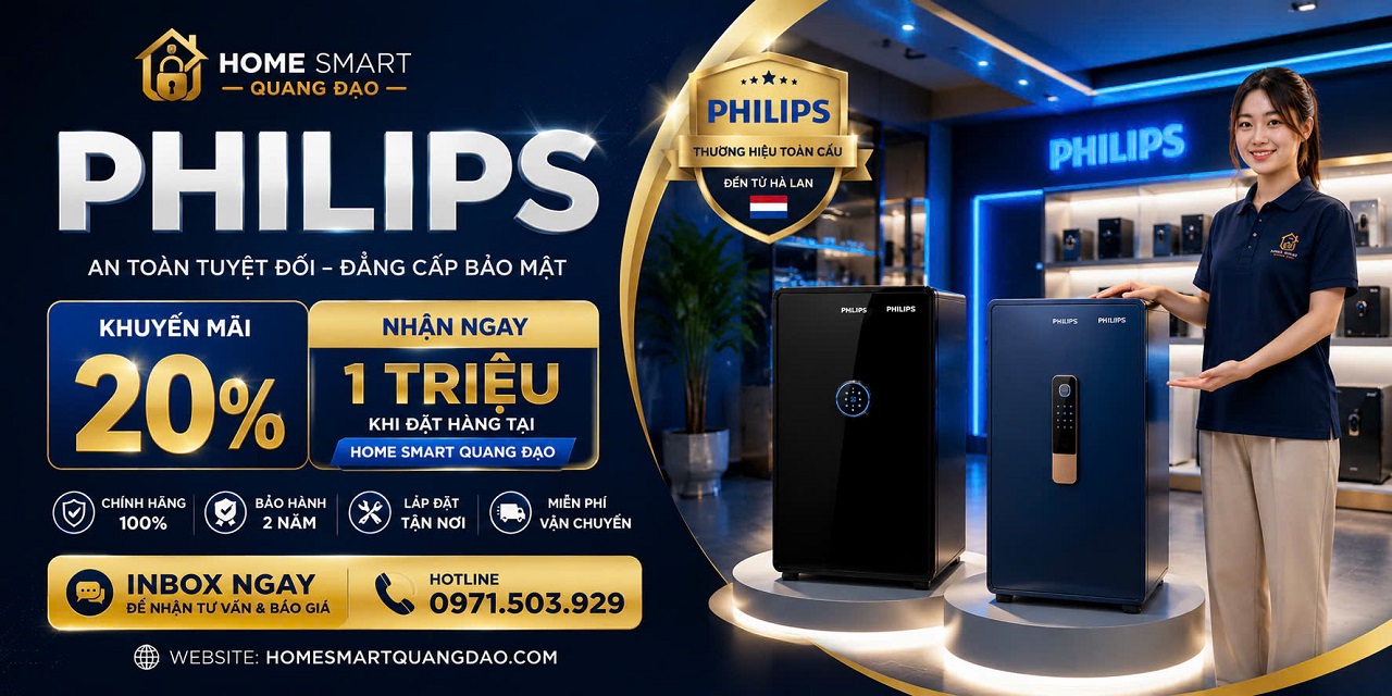 Banner Két Sắt Vân Tay
