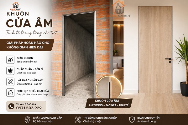 Khuôn cửa âm chính hãng giá rẻ