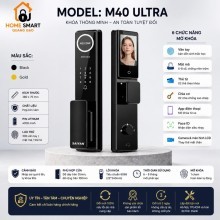 Khóa Cửa Thông Minh Vân Tay Saiyan M40 Ultra