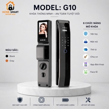 Khóa Cửa Thông Minh Vân Tay SAIYAN G10