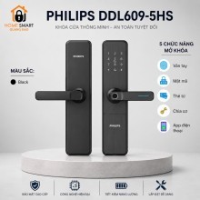 Khóa Cửa Thông Minh Vân Tay PHILIPS DDL609-5HS
