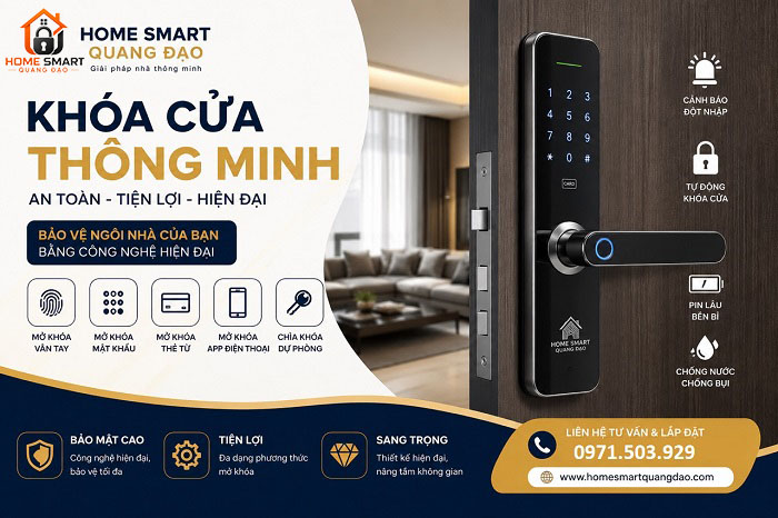 Có nên lắp khoá cửa thông minh cho gia đình không?