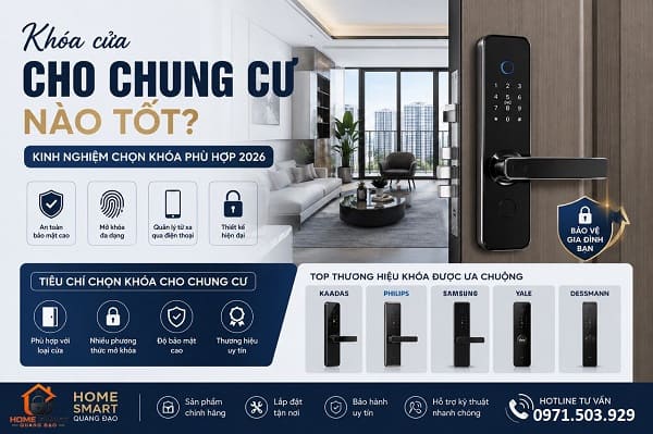 khoá cửa cho chung cư nào tốt ?