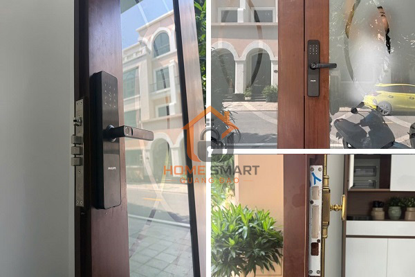 Lắp khoá cửa thông minh DDL609 - 5HS tại Vinhomes Ocean Park 2 chính hãng