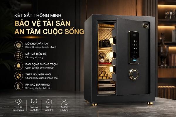 Xu hướng két sắt thông minh được ưa chuộng